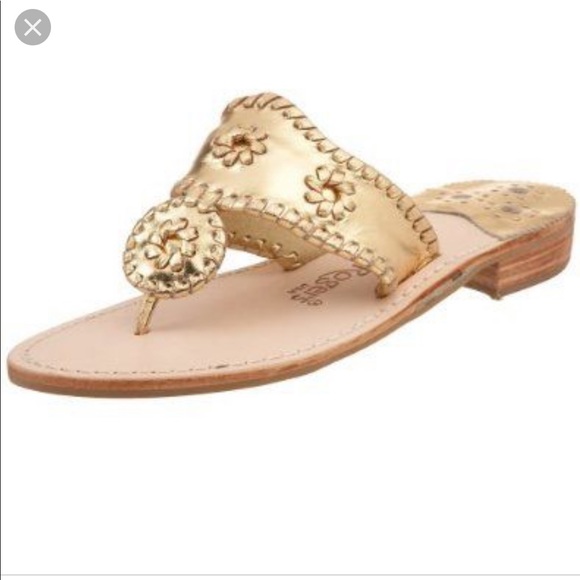 Jack Rogers Shoes - Jack Rogers in Gold Size 10